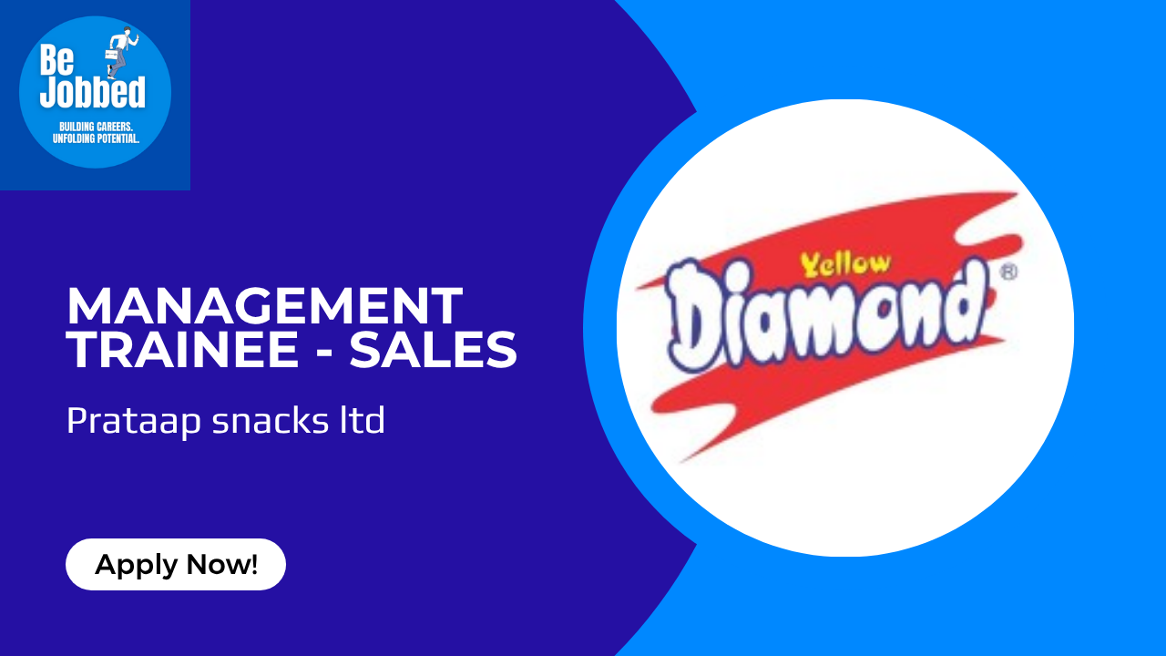 Management Trainee – Sales | Prataap Snacks Ltd.
