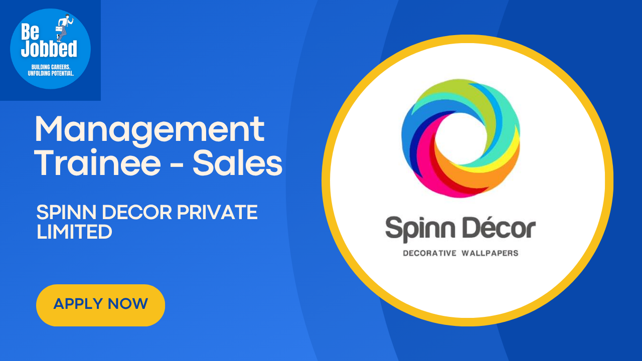 Management Trainee Project Sales – Spinn Decor
