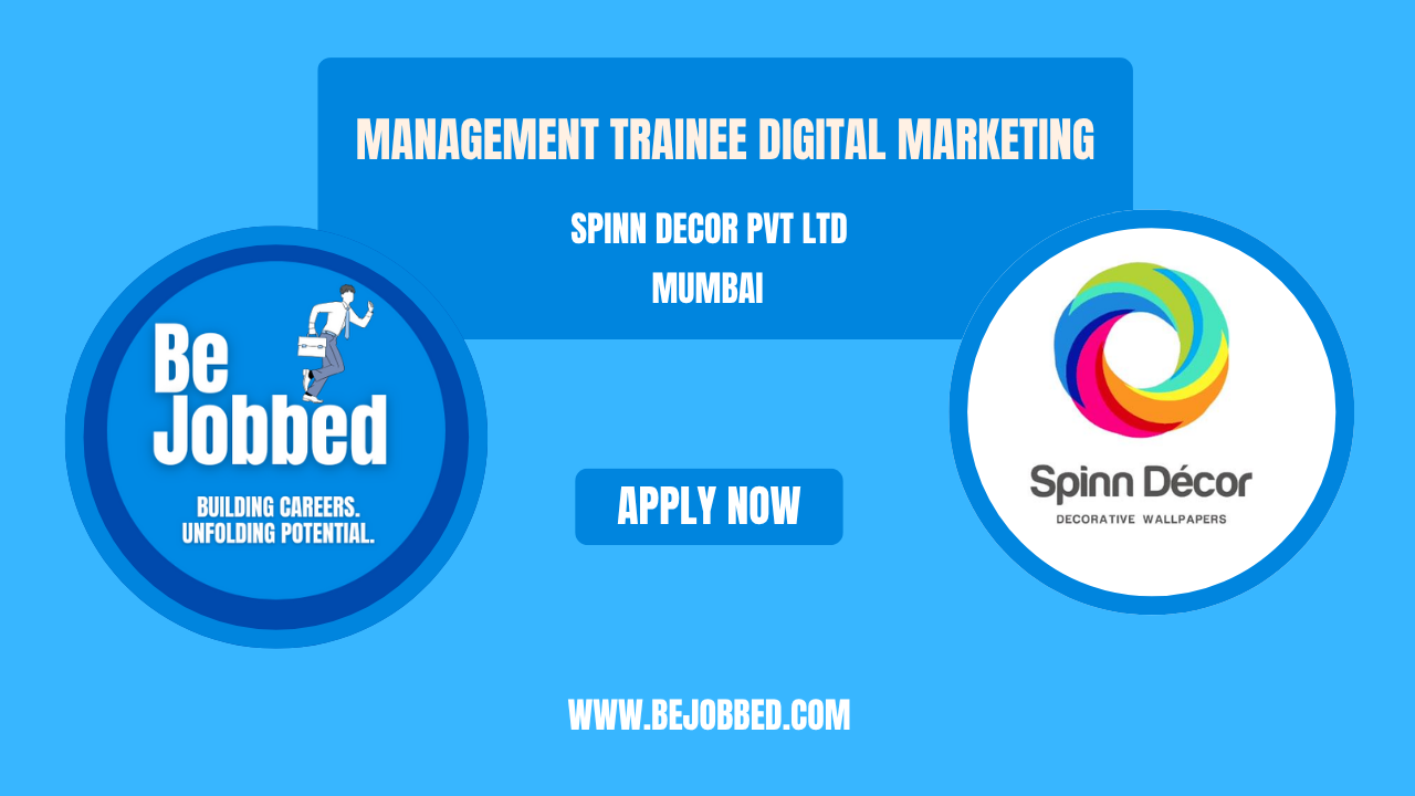 Management Trainee to Leadership Role – Digital Marketing & Brand Strategy – Spinn Décor